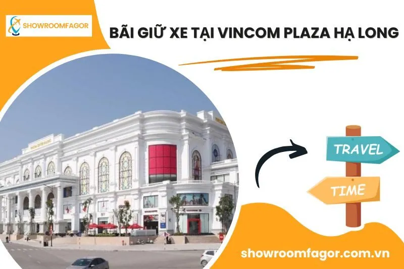 Bãi giữ xe tại Vincom Plaza Hạ Long